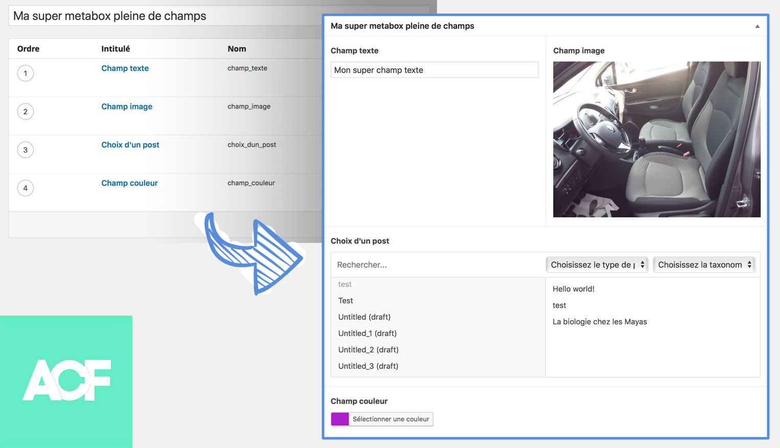 ACF offers a clean GUI to create groups of fields on posts, users, terms, pages...