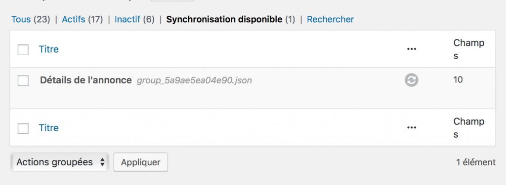 Dév WordPress et ACF : synchroniser des groupes de champs grâce aux fichiers JSON